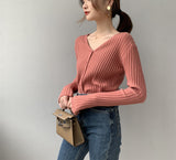 Women Cardigan Sweater Knitted Cardigan Autumn 8t2093
