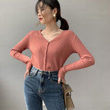 Women Cardigan Sweater Knitted Cardigan Autumn 8t2093