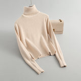 Women Winter Knitted Sweater Turtleneck Sweater Long Sleeve Autumn and Winter 8t3032