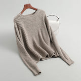 Women Winter Knitted Sweater Fall/Winter Alpaca Fleece/Fiber Women's Sweater 8t3012