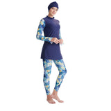 Muslim Bathing Suits Women's Swimsuit Printed Women's Beach Swimsuit