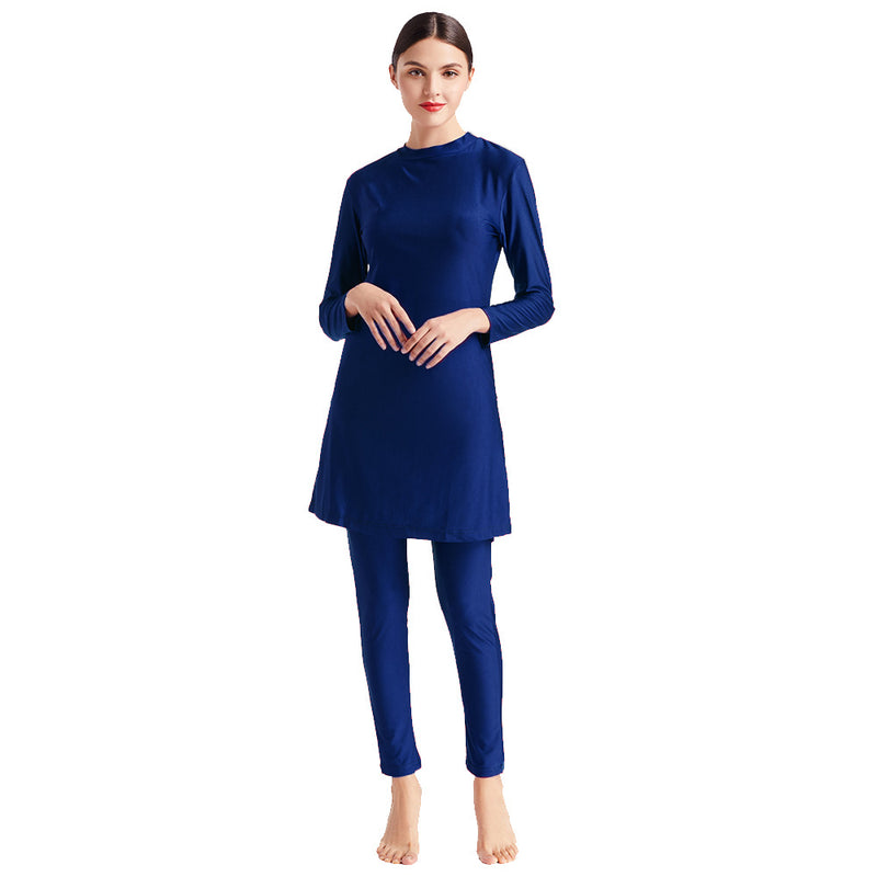 Muslim Bathing Suit Swimsuit Three-Piece Suit Turban Hat