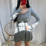 Women Dresses Cardigan Sexy Sling Dress