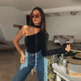 Women Jumpsuit Spring Jumpsuit Strapless Sexy Slim Fit Jumpsuit