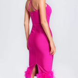 Women's Evening Dress Backless Tight Skirt Bandage Dress