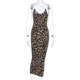 Women Dresses Winter Spaghetti Straps Sleeveless V-neck Dress Sexy Dress