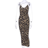 Women Dresses Winter Spaghetti Straps Sleeveless V-neck Dress Sexy Dress