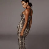 Women Dresses Winter Spaghetti Straps Sleeveless V-neck Dress Sexy Dress