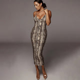 Women Dresses Winter Spaghetti Straps Sleeveless V-neck Dress Sexy Dress