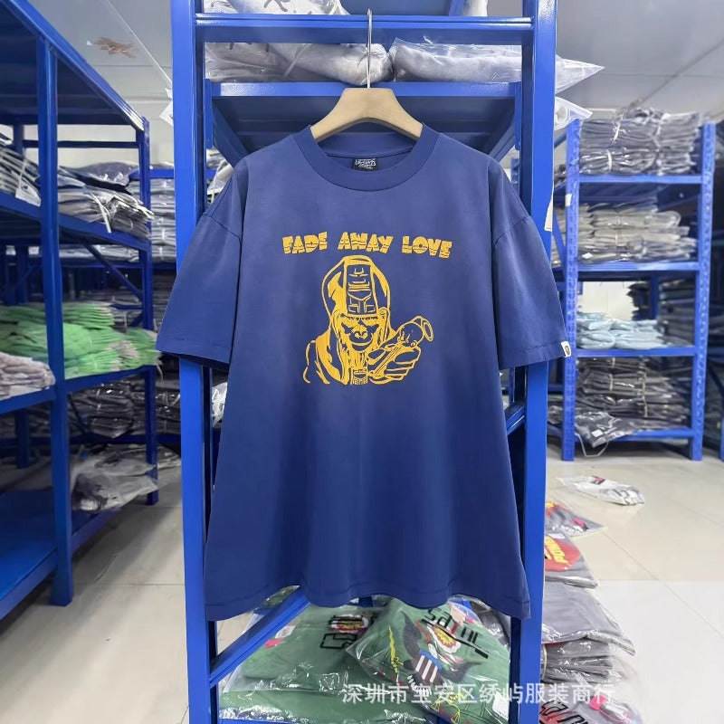saint m t shirts s.m collaboration graphic crewneck t-shirt