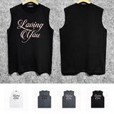 Amiri tank top pink letterprinting