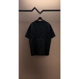 Ch hip-hop t shirts correct version ch crow summer horseshoe sanskrit cross hollow embroidered short sleeve t-shirt couple style