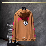 Chh Chrome Hearts Hoodie Autumn/Winter Sanskrit Alphabet Graffiti Embroidery Mouth Print Casual Loose Hooded Sweater