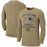 NFL T-Shirts Khaki Long Sleeve T-Shirt Casual Sports Men's T-Shirt