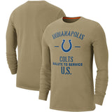 NFL T-Shirts Khaki Long Sleeve T-Shirt Casual Sports Men's T-Shirt