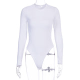 Women Jumpsuit Winter Slim Fit round Neck Long Sleeves Jumpsuit