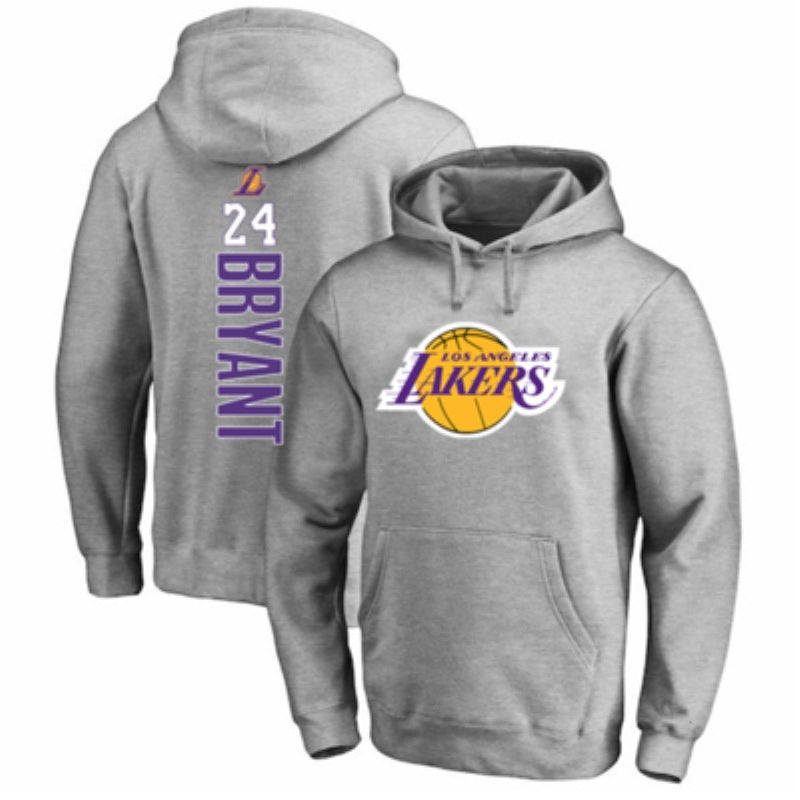 NBA Hoodie basketball jersey hooded sweater Kobe 24 ball