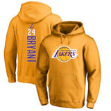 NBA Hoodie basketball jersey hooded sweater Kobe 24 ball