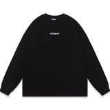 Vetements Hoodie VTM Washing Label Casual Loose Long Sleeve T-shirt