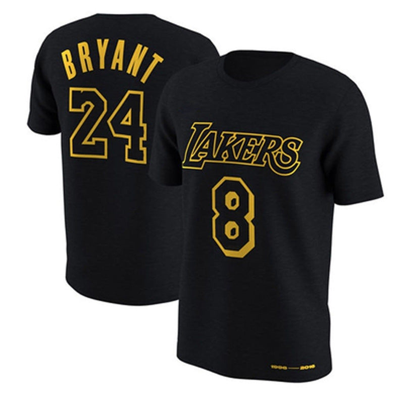 NBA T-Shirts NBA Mamba Kobe Jersey Short Sleeve Basketball Casual Sports