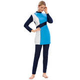 Muslim Bath Suit Stitching Three-Piece Set Beach Swimsuit