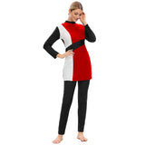 Muslim Bath Suit Stitching Three-Piece Set Beach Swimsuit