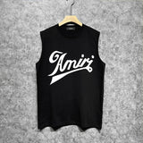 Amiri tank top with flowing letter print