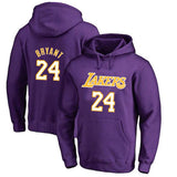 NBA Hoodie basketball jersey hooded sweater Kobe 24 ball