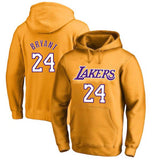 NBA Hoodie basketball jersey hooded sweater Kobe 24 ball
