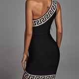 Women Evening Dress Sexy Bandage One-Piece Dress