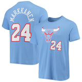NBA T-Shirts NBAT Bulls Raven Basketball Suit Short Sleeve Outdoor Sports