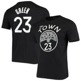 NBA T-Shirts NBAT Shirt Warriors Curry Thomson Green Basketball Jacket Short Sleeve