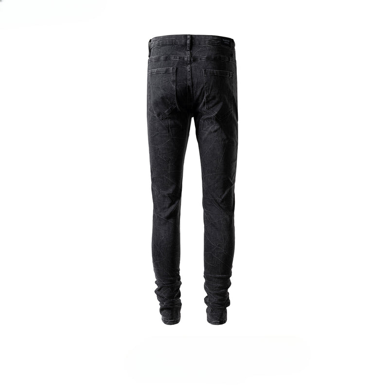 MIJKO Men Vintage Pants MIJKO High Street Slim-fit Washed Slim-fit Pants Men's and Women's