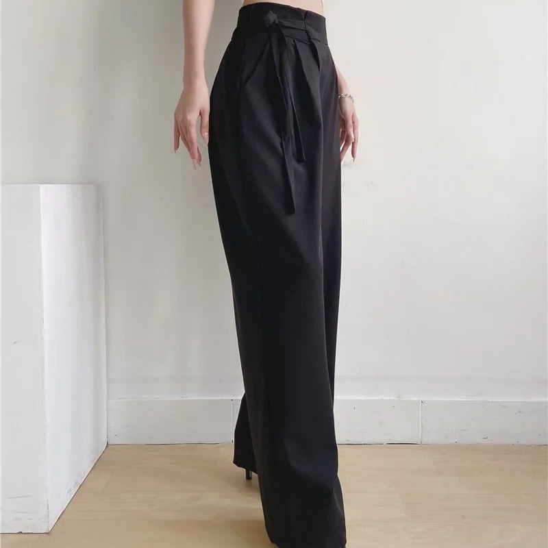 Women Sweatpants Fall Loose Wide-Leg Casual Pants