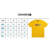 Drew house tshirt r collection d@ew floral & letter graphic crew neck pullover short sleeve wholesale single piece