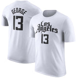 NBA T-Shirts NBA T-Shirts Clippers Leonard George Basketball Suit Sports Short Sleeves