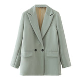 Women Suits Spring and Autumn Two-Button Suit Jacket