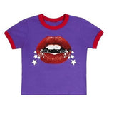 Women T-shirt Summer Y2g Crop-Top Short Sleeve T-shirt Women's Top