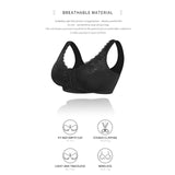 Full figure bra wireless lace lightly lined