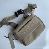 Men Fog Essentials Bag FEAR OF GOD ESS Double Line Men's Shoulder Crossbody, Waist Pack Breast Bag