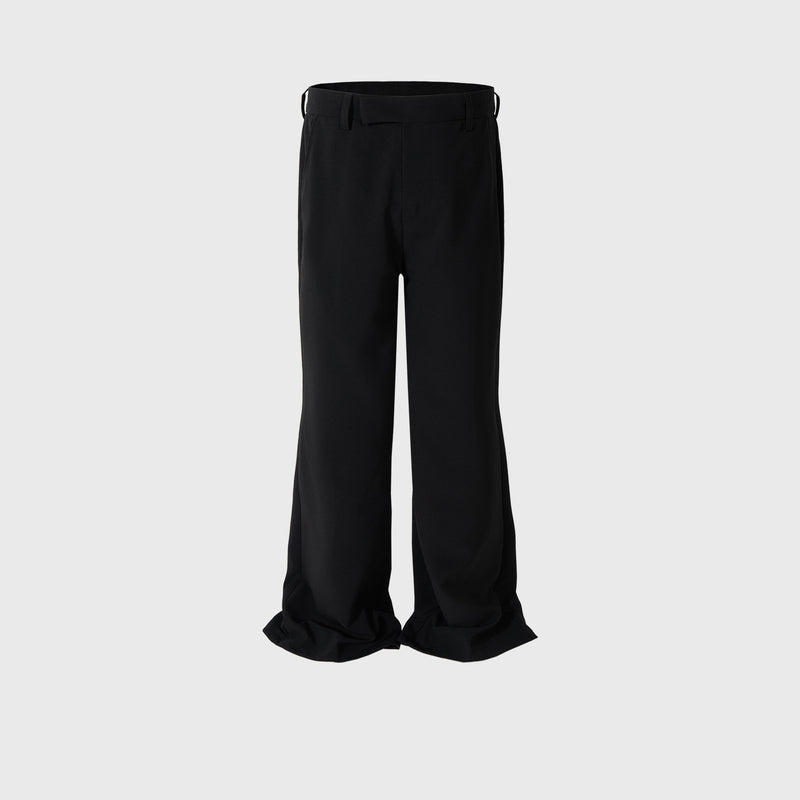 MIJKO Mens Vintage Pants Unisex Bootcut Casual Trousers