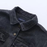 Women Jacket Slim Retro Denim Jacket Coat