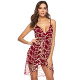 Women Evening Gown Sexy Sling Backless Tassel Sequins Dress