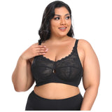 Full figure bra lace thin section