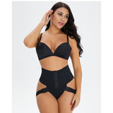 Mid-waist tummy control butt lift hip shorts