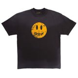 Drew house tshirt r collection d@ew gradient washed, distressed, and ripped design with smiley face print short sleeve wholesale