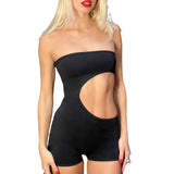 Women Jumpsuit Summer Sexy Jumpsuit One-Shoulder Hollow-out Jumpsuit