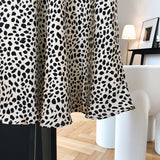Women Skirt Leopard Print Skirt Sheath Fishtail A- line Skirt