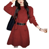 Women Knitwear Autumn and Winter Long Knitwear Loose Sweater