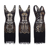 Flappers 1920S Dress Vintage Sequined Tassel Dress
